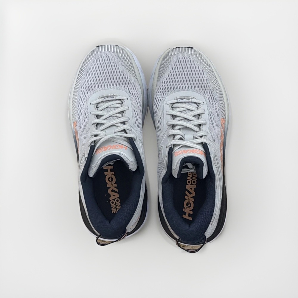 Hoka One One Bondi 7 Womens Size 9 Wide Lunar Rock Running Shoes EUC Excellent - Picture 3 of 7